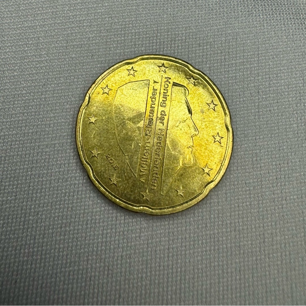 20 Euro Cent Netherlands Coin 2016